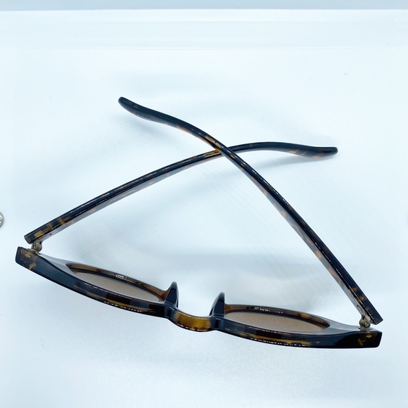 Sunglasses Tortoise Shell Retro Style Round New - Picture 10 of 11